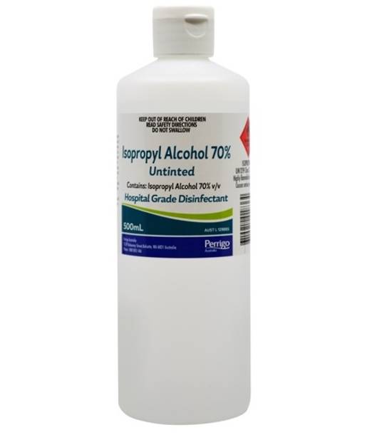 Isopropyl Alcohol 70% - 500ml Flip Top